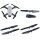 Kopie von DJI Spark Quadrocopter Drohne Rotorblätter Propeller 1  linker und 1 rechter