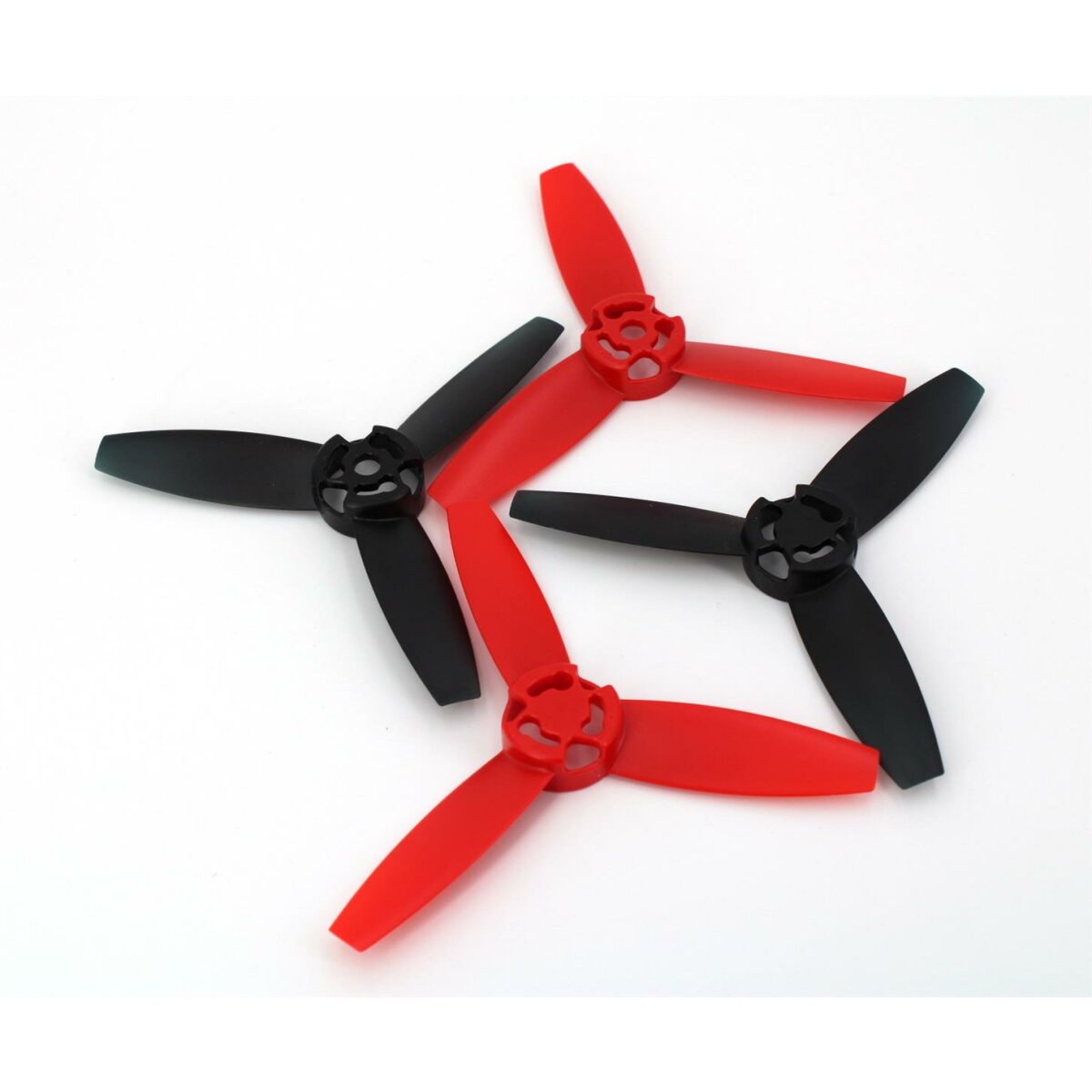 Parrot Bebop Propellers Blades Full Set of 4  Red and Black 