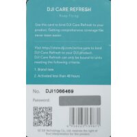 DJI Phantom 4 Pro Care Refresh Warranty/Garantie für Aktualisierung der Pflege