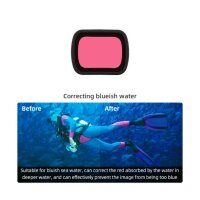 Handheld camera underwater waterproof filter DJI Pocket 2 / Osmo Pocket